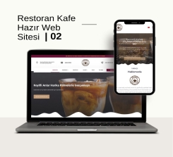 Kafe ve Restoran Kurumsal Sitesi Tasarımı - 02