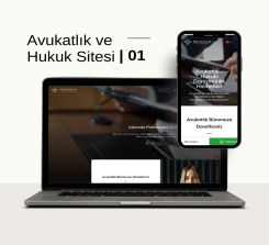 Avukatlık ve Hukuk Sitesi Tasarımı - 01