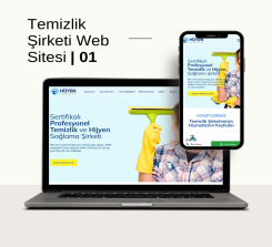 Temizlik Şirketi Kurumsal Sitesi Tasarımı - 01