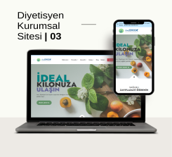 Diyetisyen Kurumsal Sitesi Tasarımı - 03